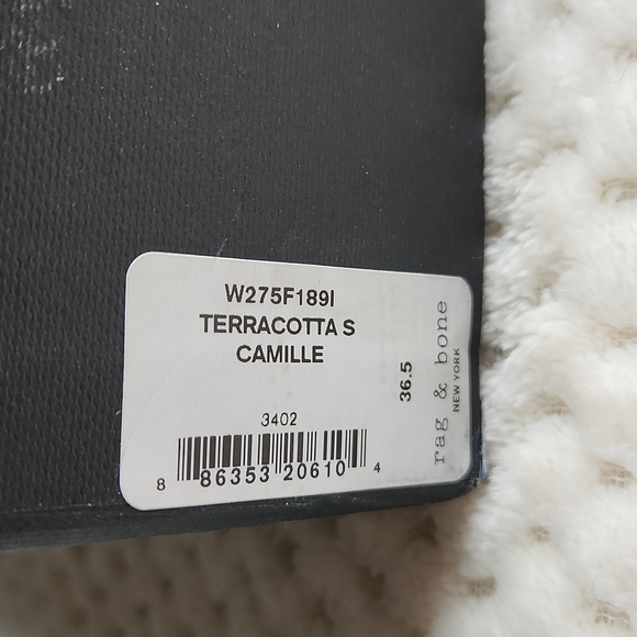 NIB rag & bone Camille Terracotta Sandals - Picture 15 of 16